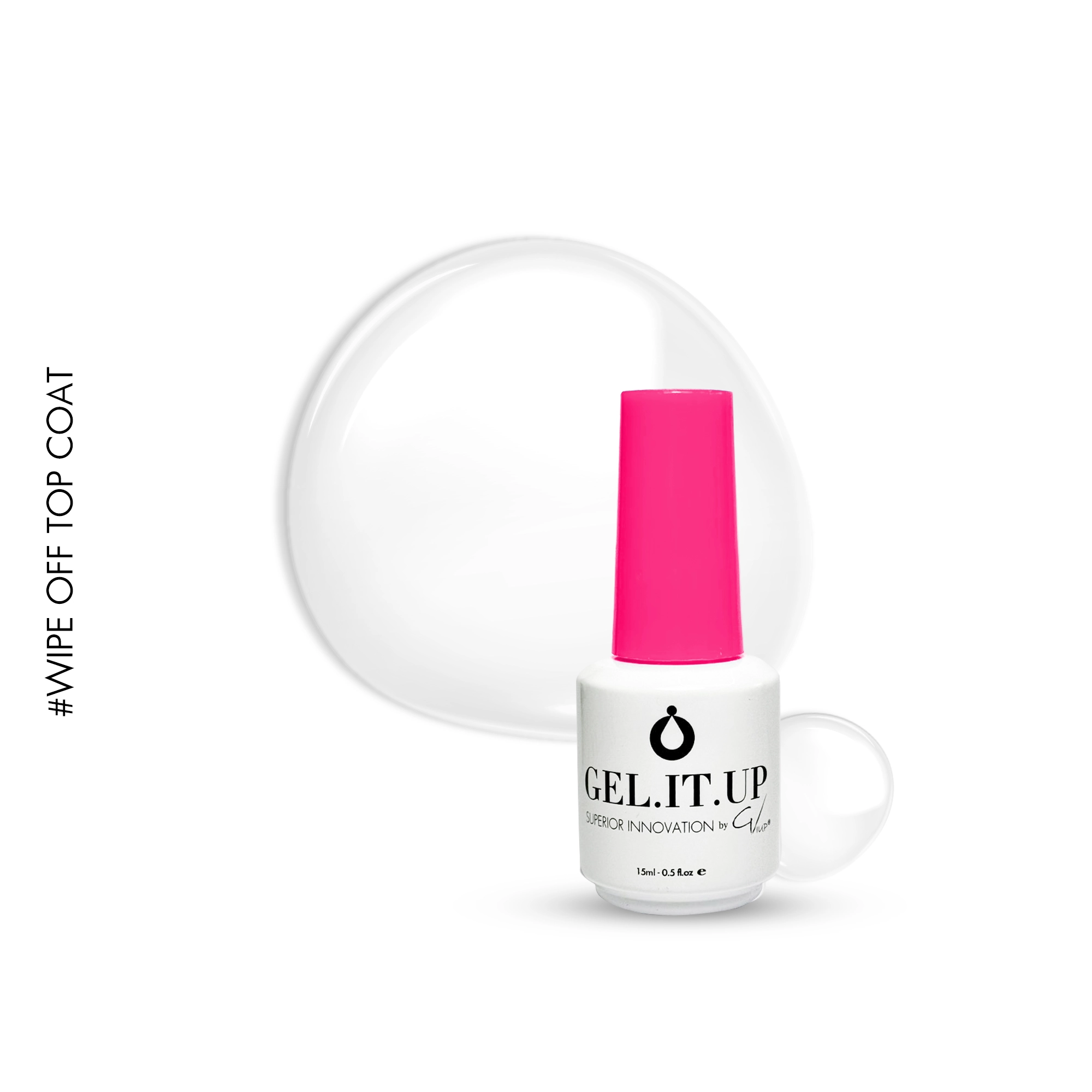 Wipe Off Top Coat 15 ml classic top coats